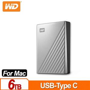 WD威騰 My Passport Ultra for Mac 6TB 2.5吋USB-C行動硬碟 