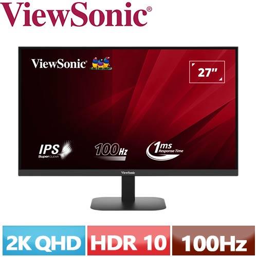 ViewSonic優派 27型 VA2708-2K-MHD 顯示器
