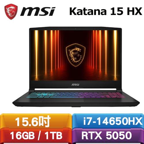 MSI微星 Katana 15 HX B14WEK-429TW 15.6吋電競筆電