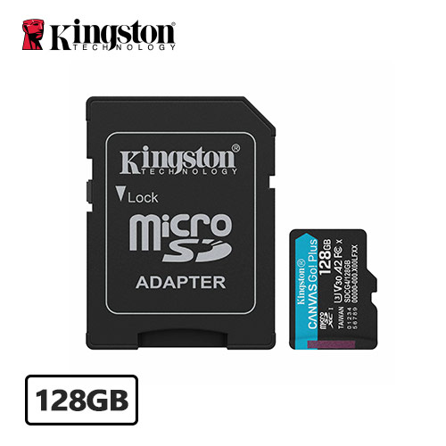 KINGSTON金士頓 Canvas Go!Plus microSD 記憶卡 SDCG4 128GB