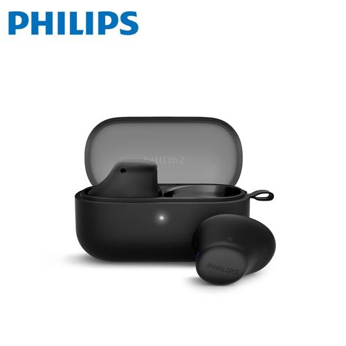 PHILIPS 飛利浦 睡眠舒適型AI通話降噪藍牙耳機(黑) TAT2149BK