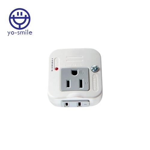 yo-smile 2P+3P  R-60/O 2插座雙用新安規轉接器