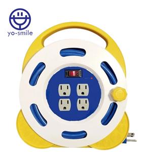 yo-smile EP-909A-10M 3P輪座延長線 4座單切 10米