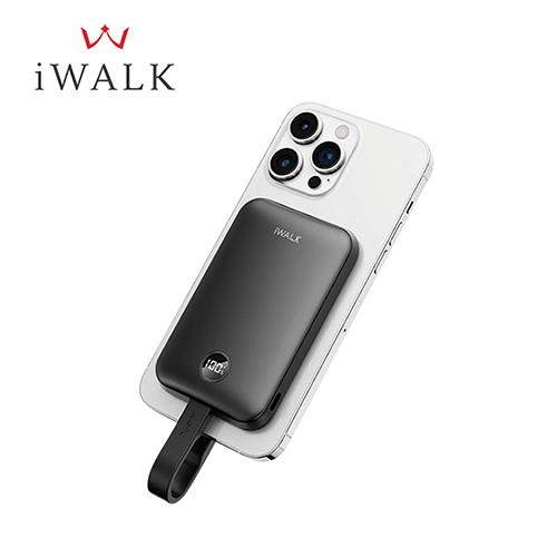 iWALK MAGO 磁吸帶線行動電源Qi2 15W- 墨夜黑