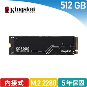 KINGSTON金士頓 KC3000 512G PCIe 4.0 NVMe M.2 SSD