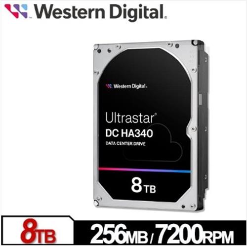 WD威騰 Ultrastar DC HA340 8TB 3.5吋企業級硬碟(0B47078)