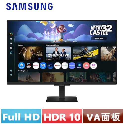 SAMSUNG三星 32型 智慧聯網螢幕 M5 M50F 黑 S32FM500EC