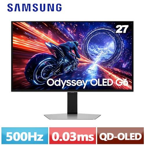 SAMSUNG三星 27型 Odyssey OLED G6 平面電競顯示器 S27FG602SC
