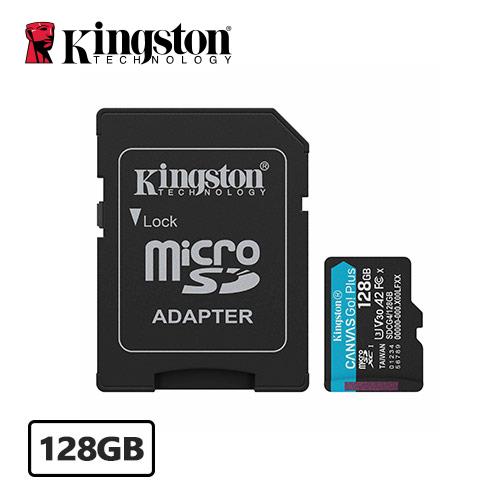 KINGSTON金士頓 Canvas Go!Plus microSD 記憶卡 SDCG4 128GB