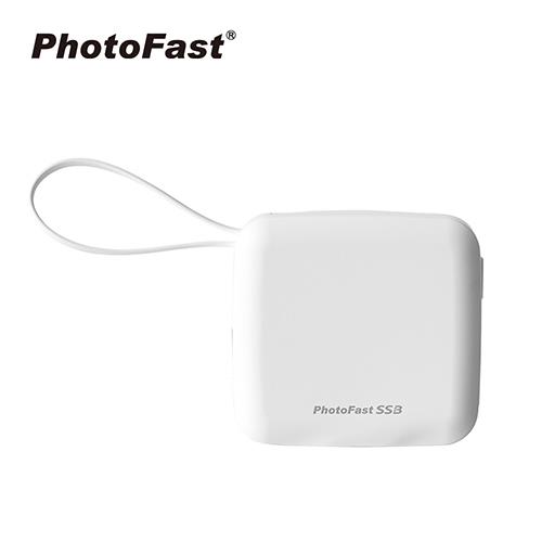 PhotoFast SSB mini充防爆充 固態行動電源10000mAh-白色