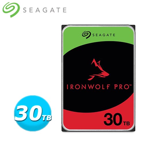Seagate IronWolf Pro 30TB 3.5吋 NAS內接硬碟ST30000NT011