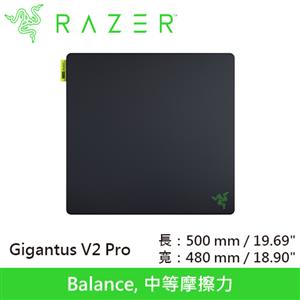 Razer 雷蛇 Gigantus V2 Pro Balance 巨甲蟲 滑鼠墊 L