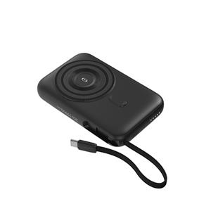 SEEK 3合1半固態磁吸無線充 固態行動電源 黑 9900mAh