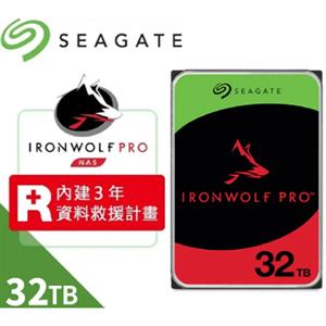 Seagate IronWolf Pro 32TB 3.5吋 NAS內接硬碟 ST32000NT00