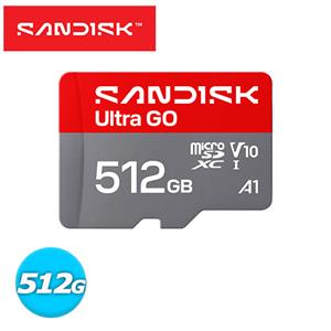 SANDISK Ultra GO microSD UHS-I 512GB 記憶卡