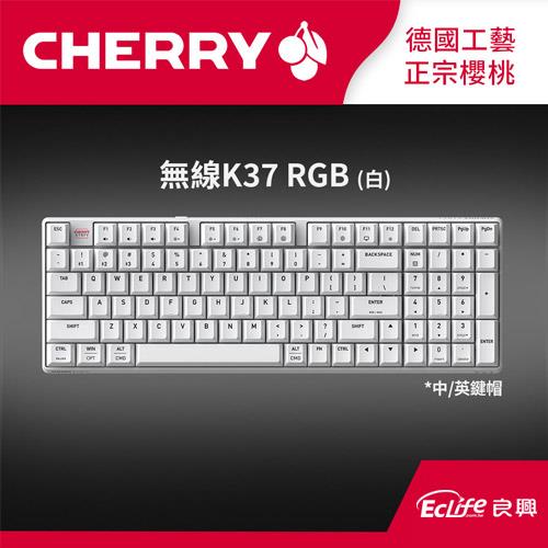 CHERRY 德國櫻桃PIXIU75 混天綾RGB MX2A 無線三模電競鍵盤紅軸中文