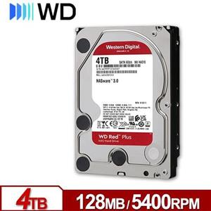 WD威騰 WD40EFZZ 紅標Plus 4TB 3.5吋 NAS硬碟