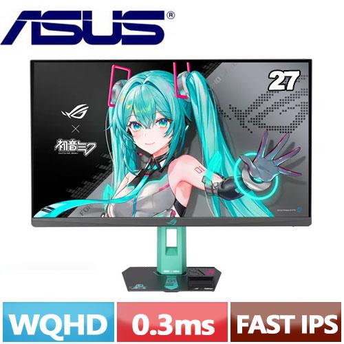 ASUS 華碩27型ROG Strix XG27ACMEG-G 初音未來特別版電競螢幕-LCD/LED