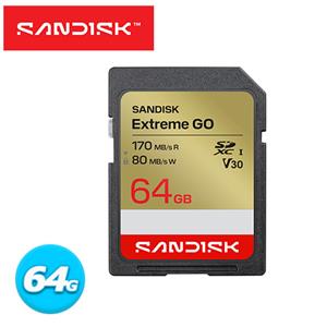 SANDISK Extreme GO SD UHS-I 64GB 記憶卡