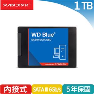 SanDisk WD Blue SA510 2.5吋 SATA SSD 1TB