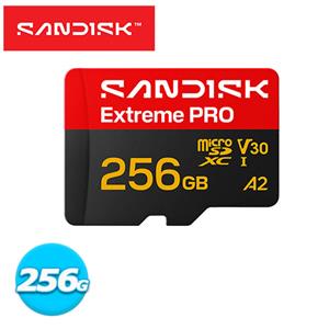 SANDISK Extreme PRO microSD UHS-I 256G 記憶卡