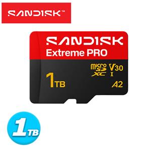 SANDISK Extreme PRO microSD UHS-I 1TB 記憶卡