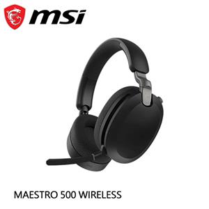 MSI 微星 MAESTRO 500 WIRELESS ANC三模無線降噪耳機 BLACK