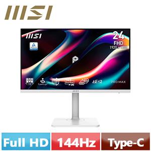 MSI微星 24型 PRO MAX 241PHW E14 旋轉美型顯示器