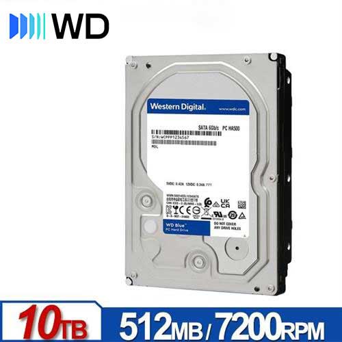 WD 威騰 WD100EAGZ 藍標 10TB 3.5吋SATA硬碟
