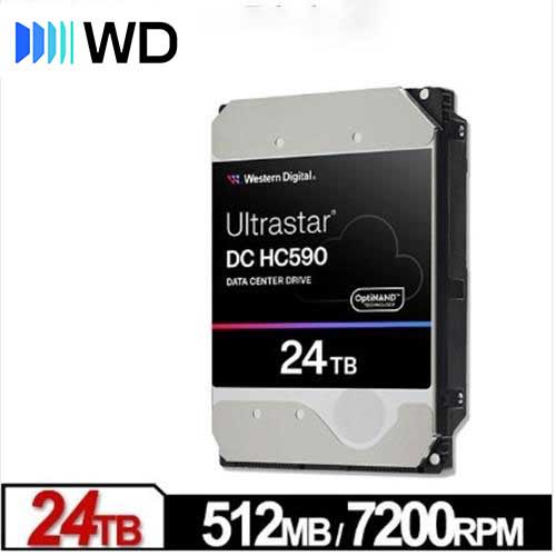 WD威騰 Ultrastar DC HC590 24TB 3.5吋企業級硬碟(0F65684)