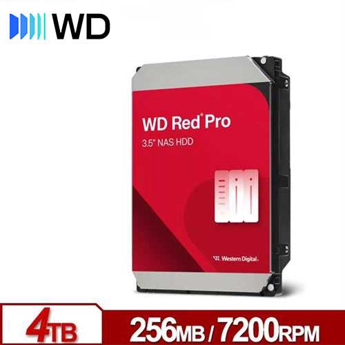 WD威騰 WD4005FFBX 紅標Pro 4TB 3.5吋NAS硬碟