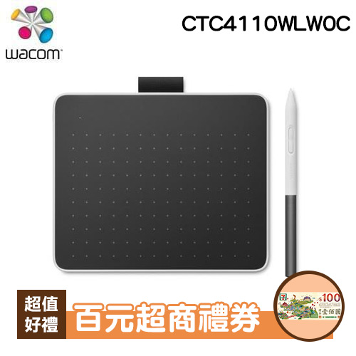 Wacom One 藍牙繪圖板中入門款CTC6110WLW0C-手寫板專館- EcLife良興購物網