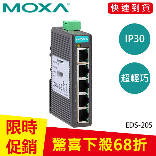 MOXA 配備2埠乙太網路遠端I/O 8xDI 8xDIO (ioLogik E1212)-工業網路