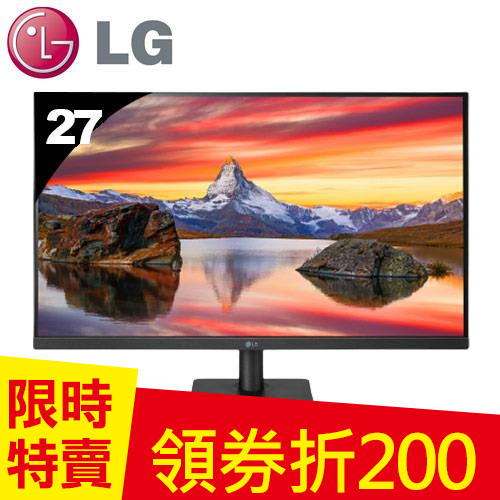 [情報] LG 27吋 27MP400 螢幕$3288 