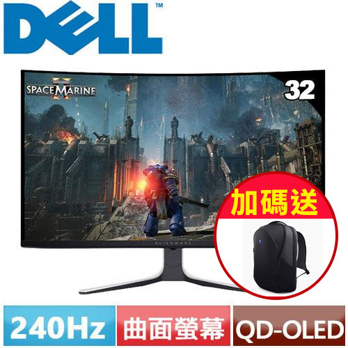 ジャンク品] Dell AW3225QF 32インチ曲面 有機EL 4k AW3225QF-R USB-C