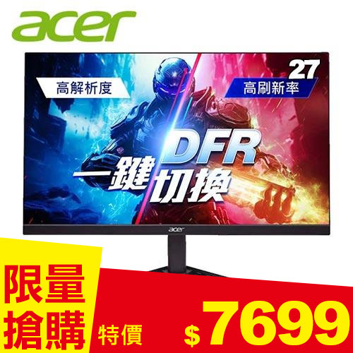 ACER宏碁 27型 VG270K V4 4K 雙模電競螢幕