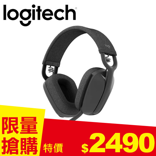 Logitech 羅技 Zone Vibe 100 無線藍牙耳機麥克風 石墨灰