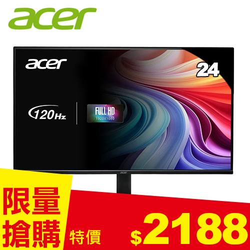 ACER宏碁 24型 EK241Y G 護眼螢幕