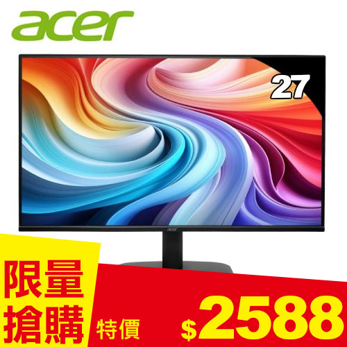 ACER宏碁 27型 EK271 G 電腦螢幕