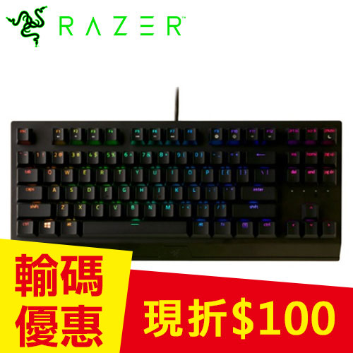 Razer 雷蛇 BlackWidow V3 TKL 黑寡婦 電競鍵盤 綠軸